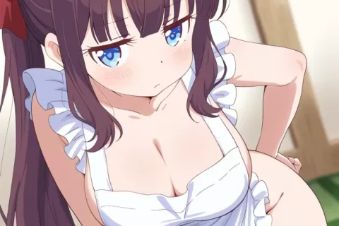 【NEWGAME!】裸エプロンひふみんと朝まで愛し合うエロ画像