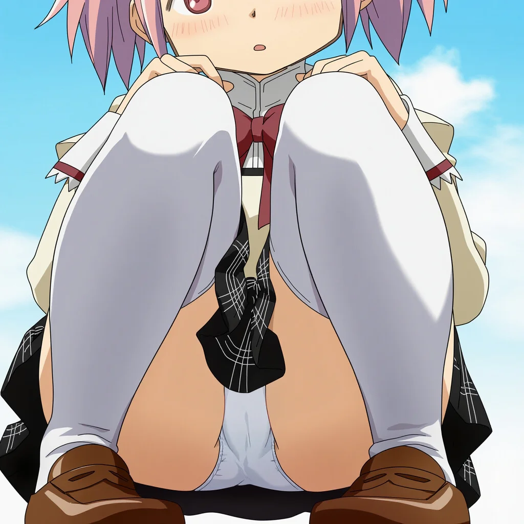 【画像】まどマギパンチラ画像集