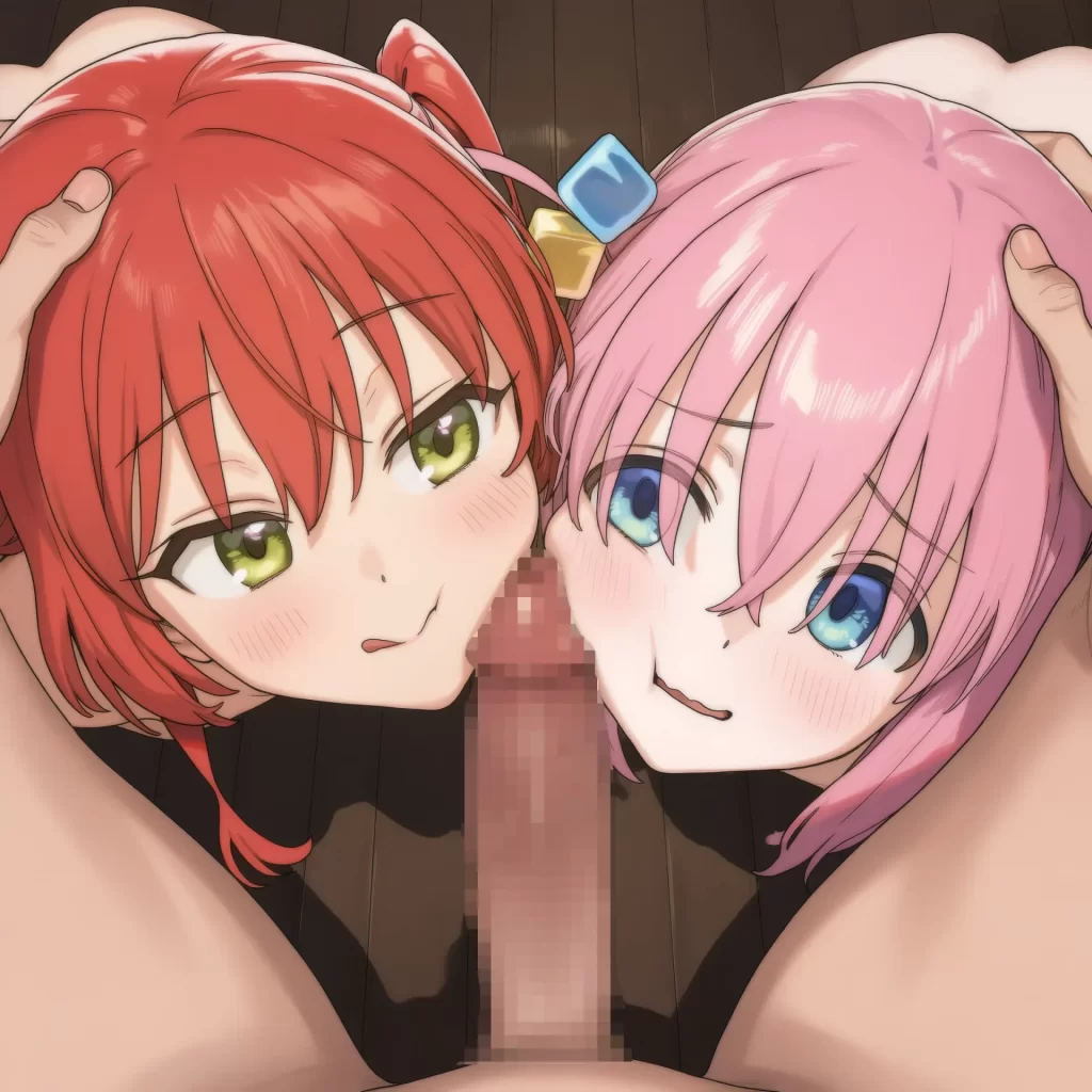 【二次エロ】女の子のほっぺにおち◯ぽ擦り付けるエロ画像