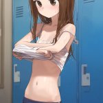 【画像】更衣室の高木さん♥