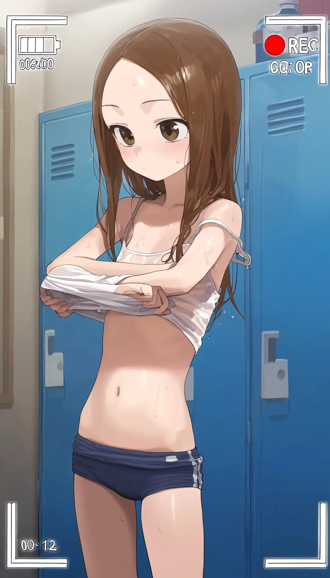 【画像】更衣室の高木さん♥