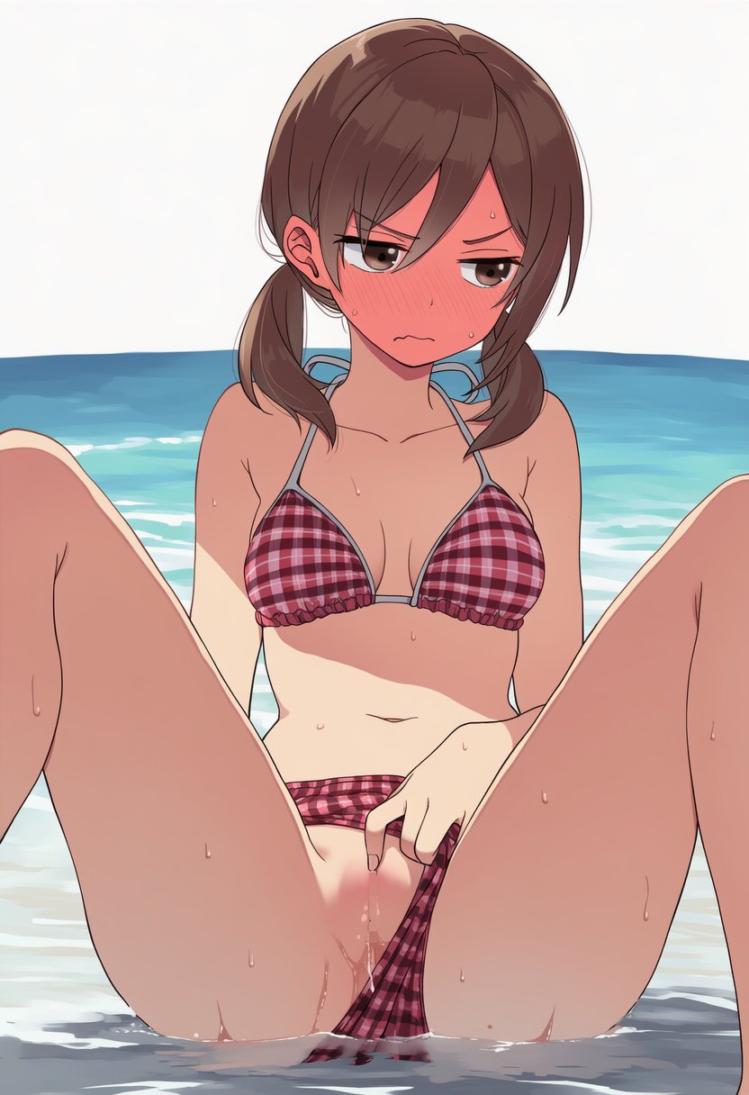 【女子無駄】菊池茜(ヲタ)にま◯こみせてもらうエロ画像