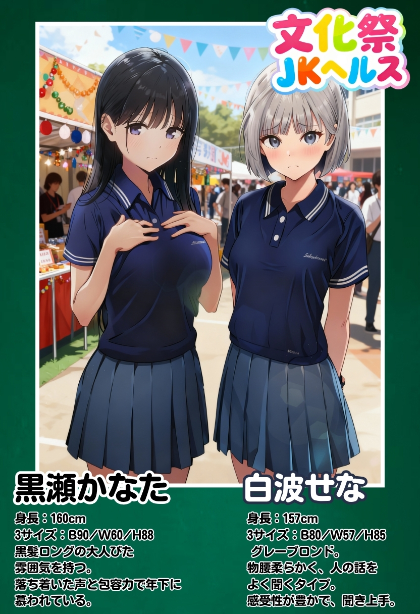 【エロ漫画】文化祭J◯ヘルス VS レンタルおじさんちんぽ 19ページ目