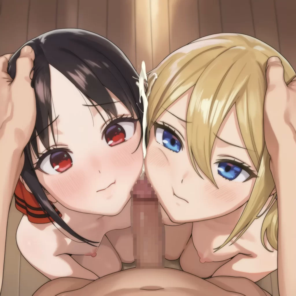 【二次エロ】女の子のほっぺにおち◯ぽ擦り付けるエロ画像