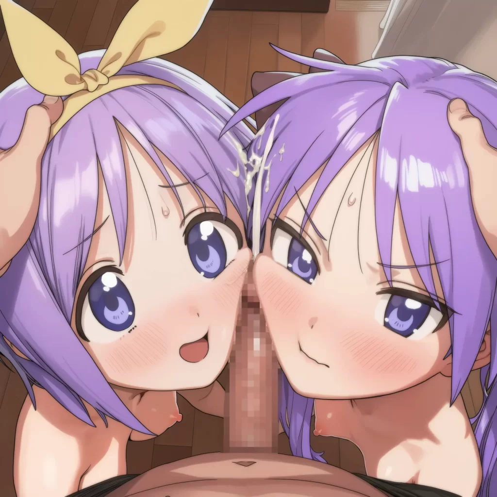 【二次エロ】女の子のほっぺにおち◯ぽ擦り付けるエロ画像