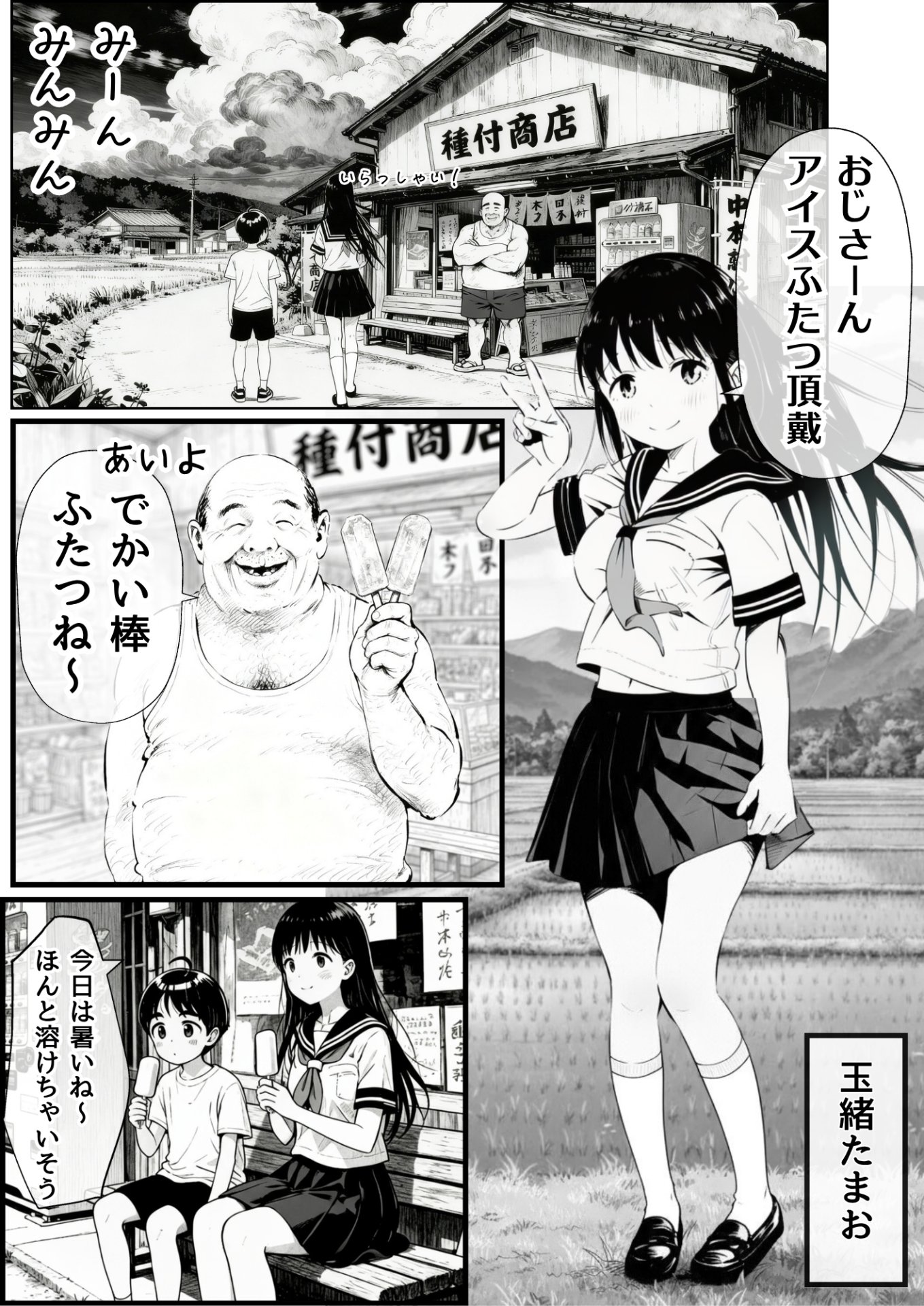 【エロ漫画】あの日見た種付けプレスを僕はまだ忘れられない 3ページ目