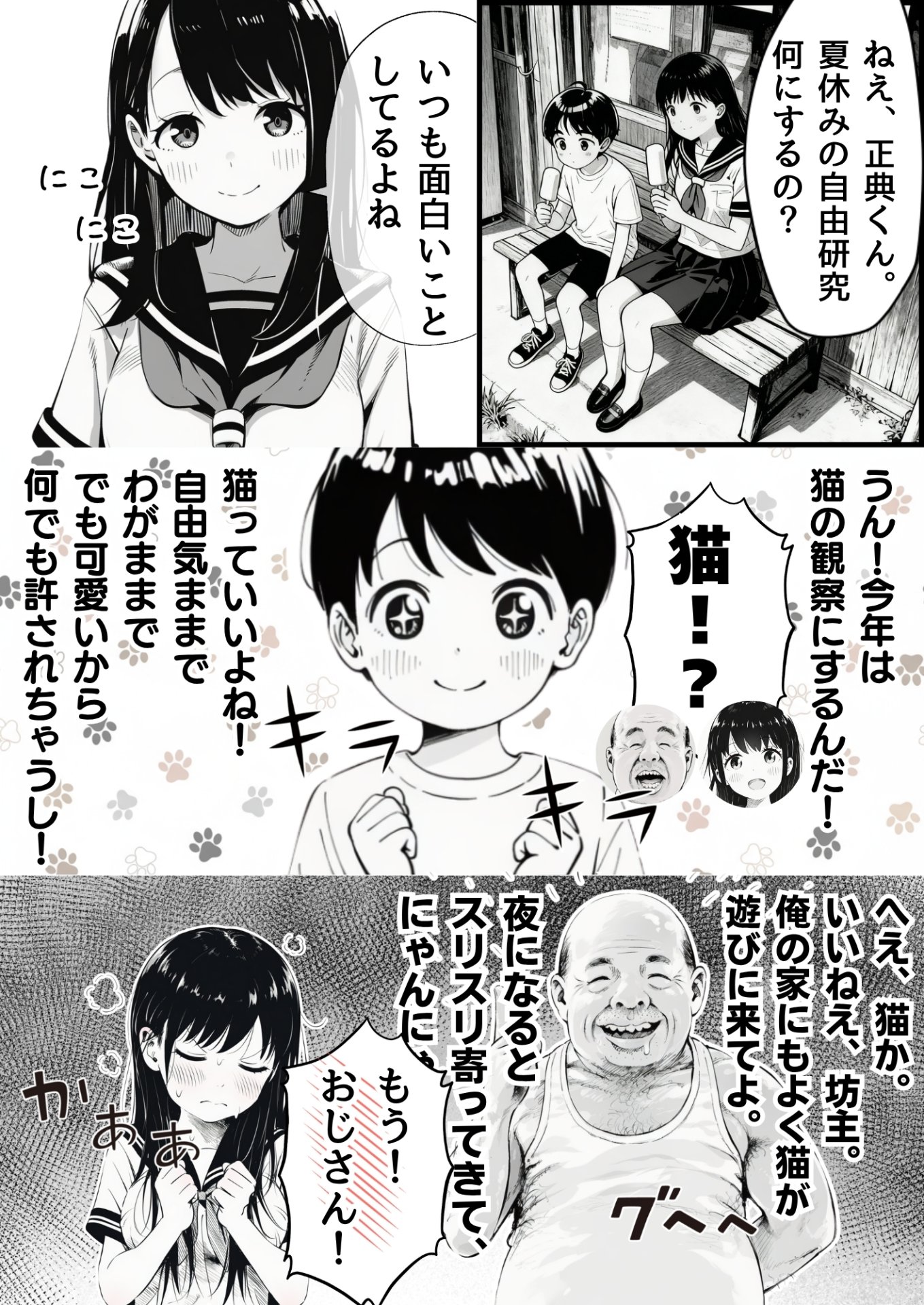 【エロ漫画】あの日見た種付けプレスを僕はまだ忘れられない 7ページ目