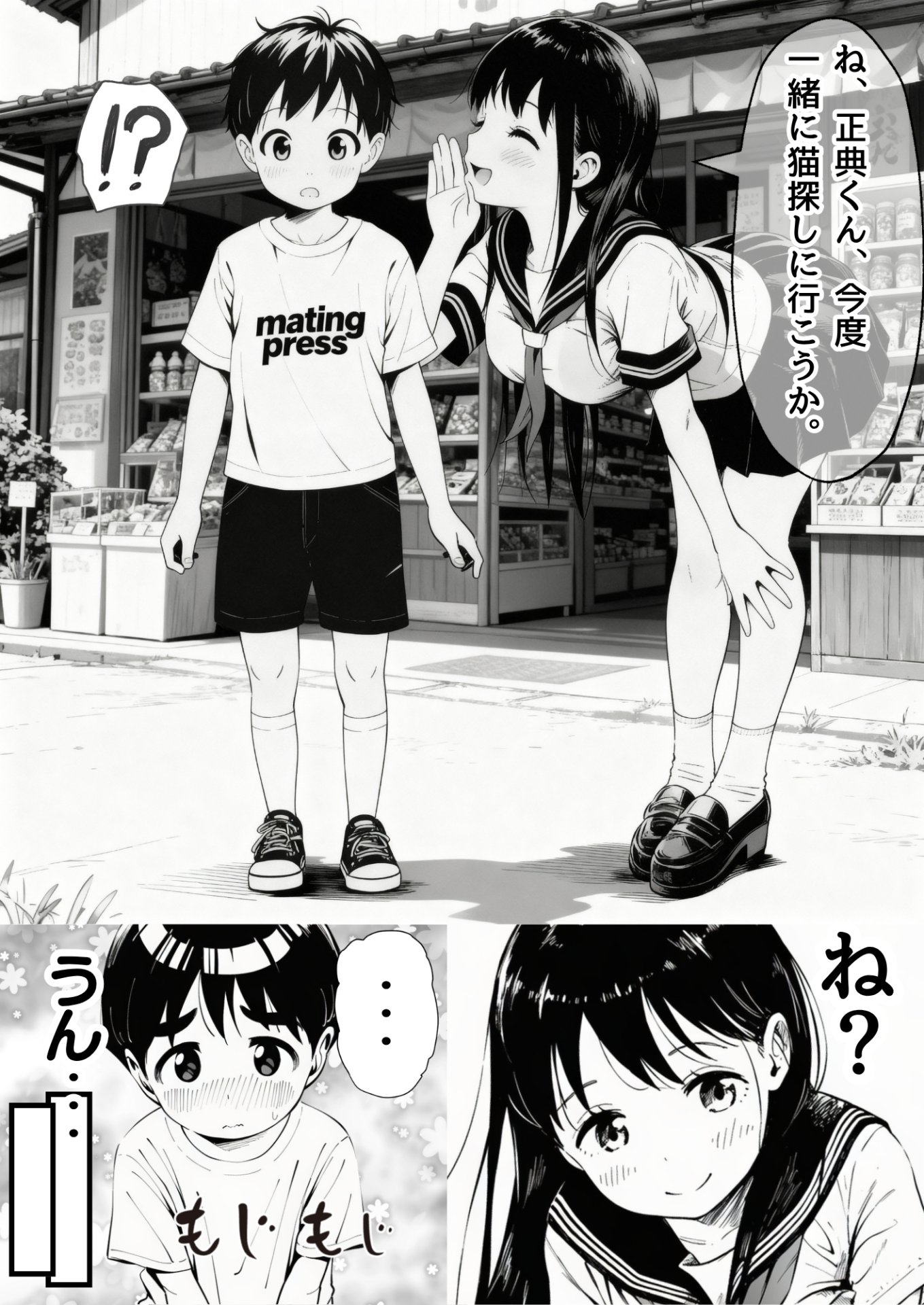 【エロ漫画】あの日見た種付けプレスを僕はまだ忘れられない 8ページ目