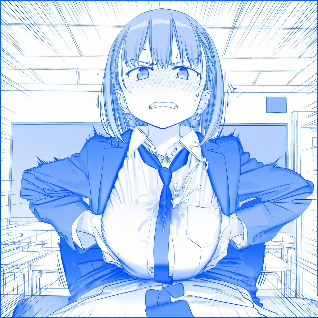 【月曜日のたわわ/エロ画像】おっぱいを出さない着衣パイズリエッロ・・・
