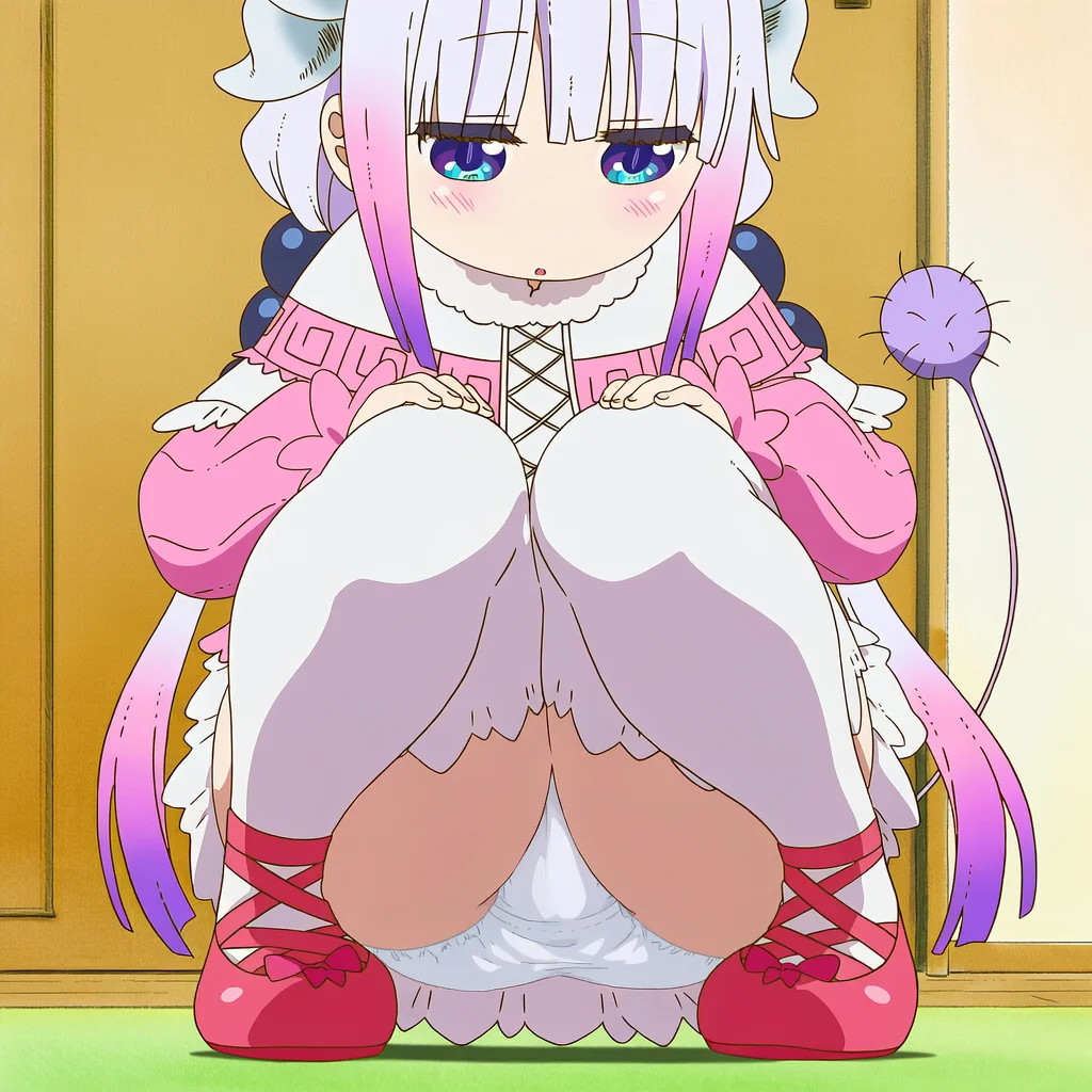 【メイドラゴン】カンナカムイのえっろいおぱんつ♥
