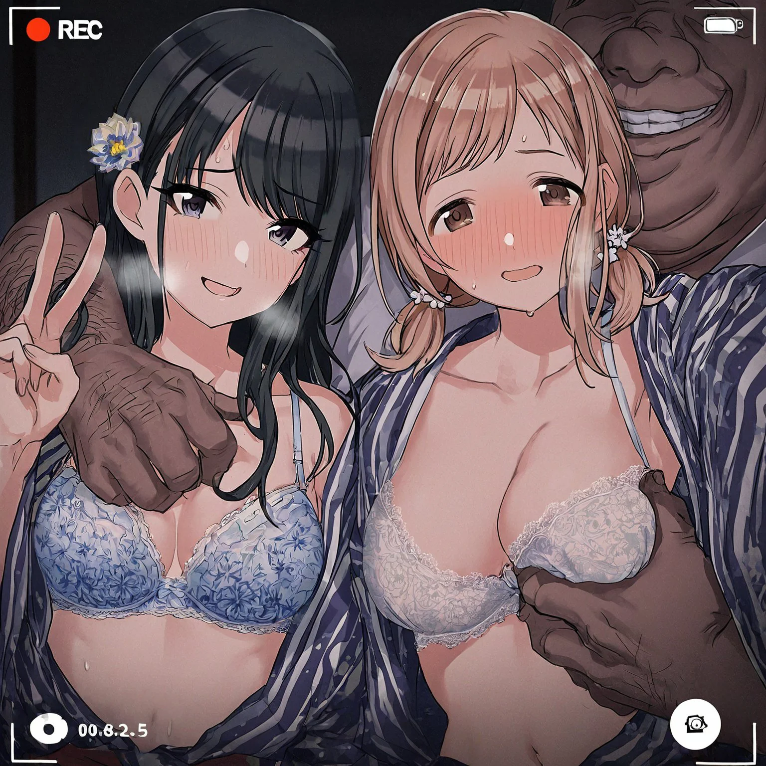 【二次エロ】風野灯織&櫻木真乃と温泉旅行セックス