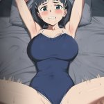 【画像】桐ヶ谷直葉をスク水姿で無理やり・・・