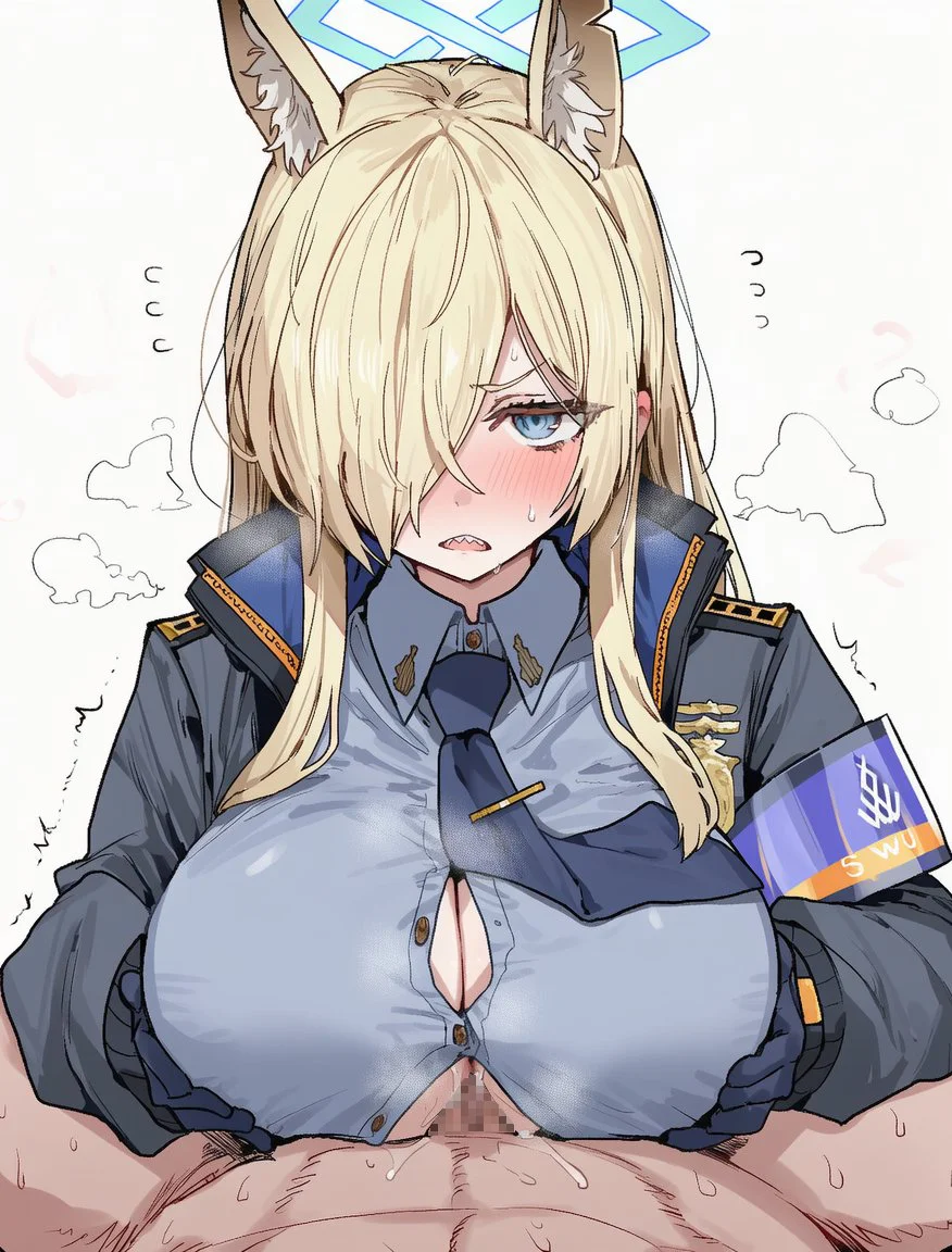 【二次エロ】女の子のぬるぬるおっぱいで着衣パイズリしてもらうエロ画像
