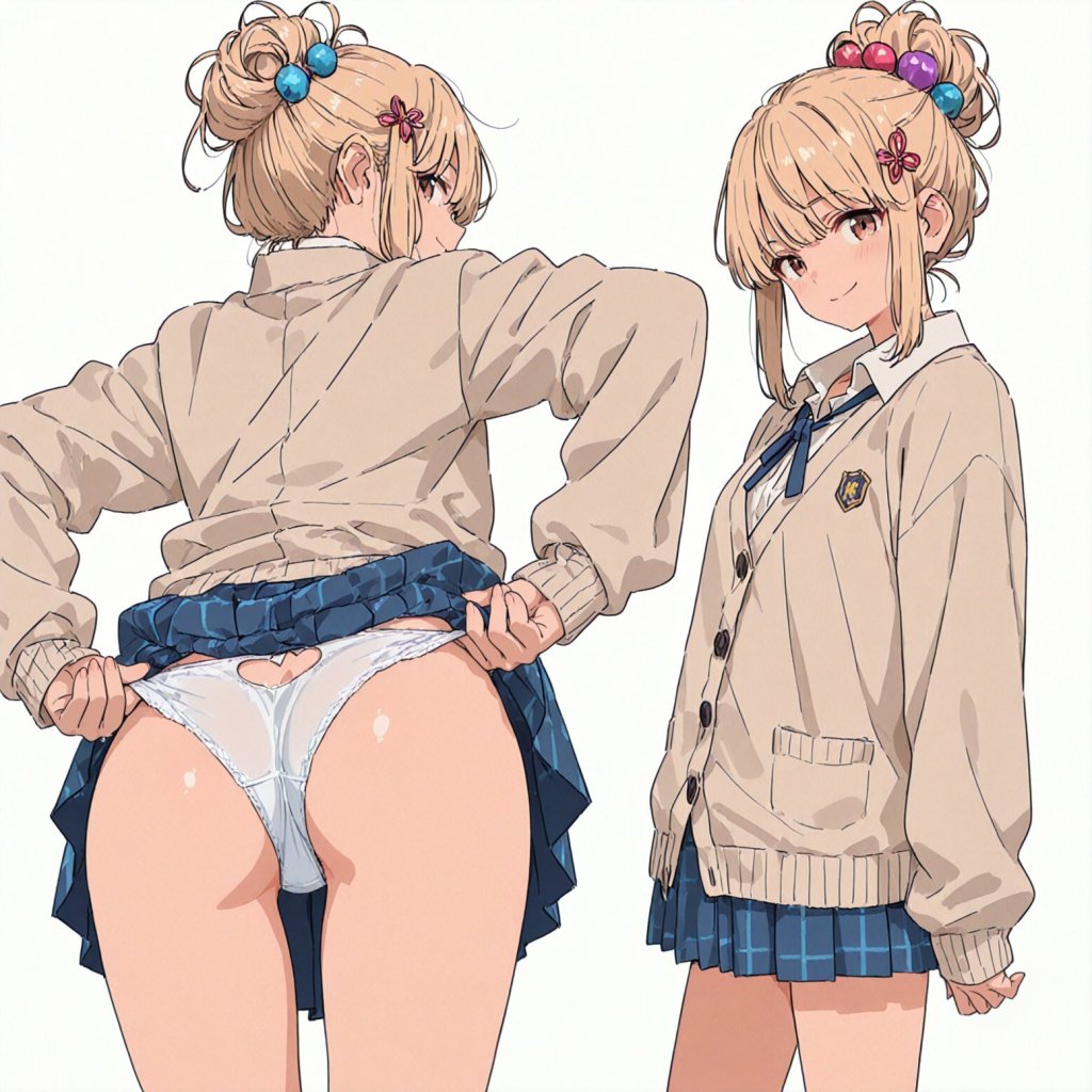 【二次エロ】食い込みを直してる女の子たちの画像 8枚目