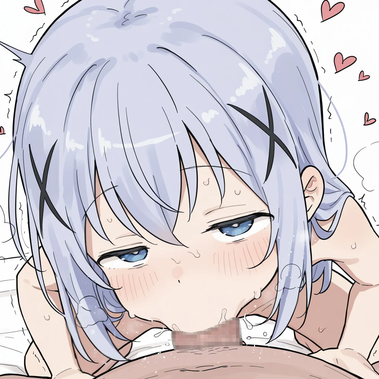 【画像】チノちゃんにえっぐいフェラさせるエロ画像♥