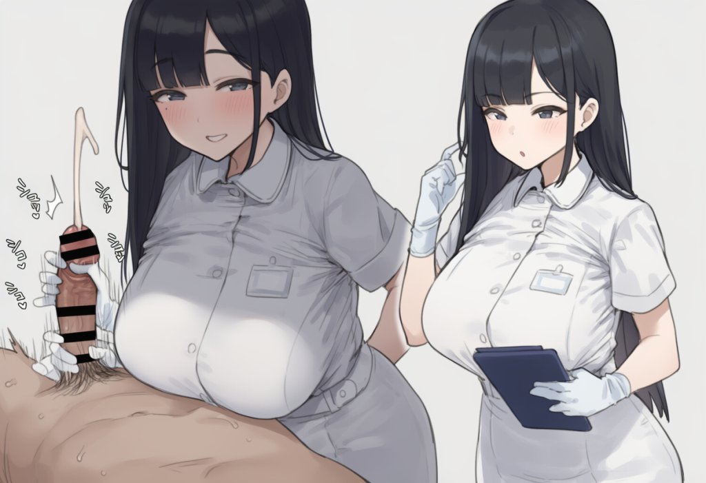 【二次エロ】爆乳ナースが毎日抜いてくれる病院