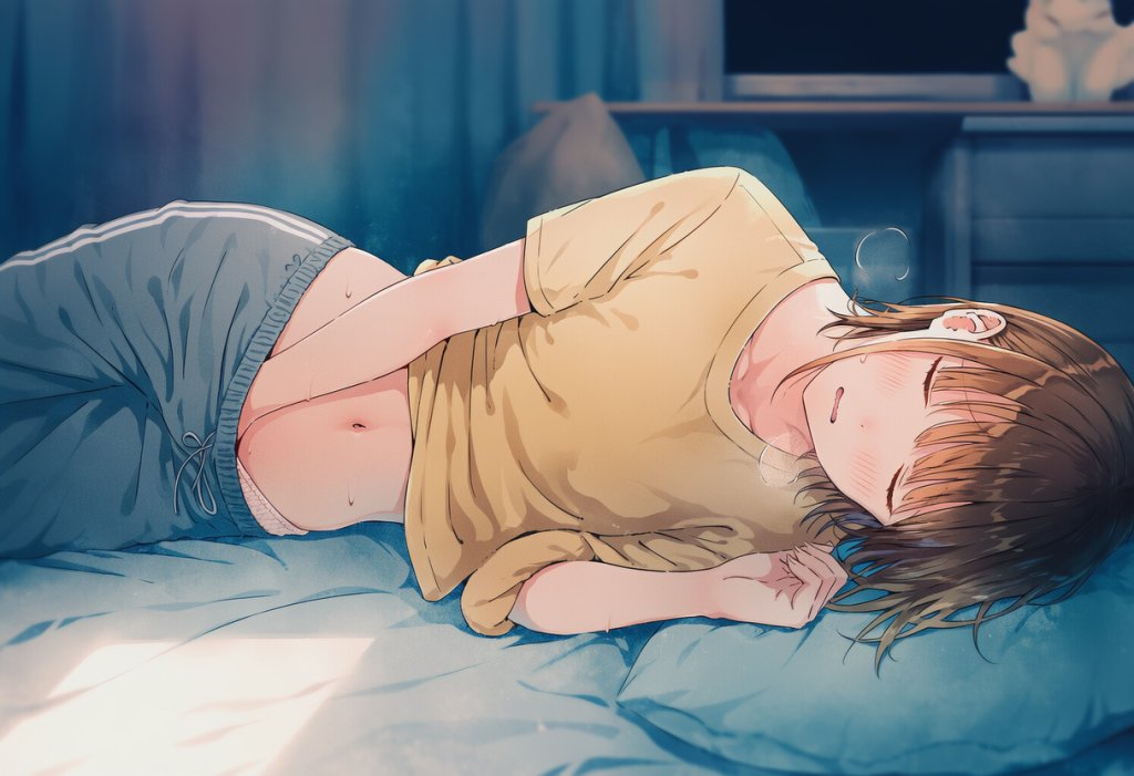 【画像】鹿野千夏ちゃんがひとりえっちしちゃってるエロ画像