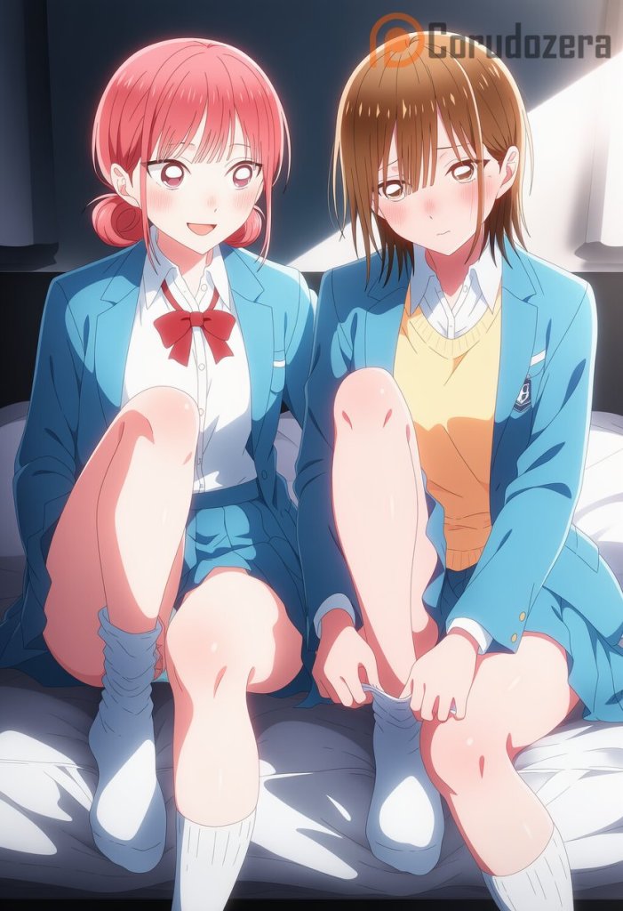 【画像】鹿野千夏と蝶野雛が女の子同士で気持ちよくなってるエロ画像