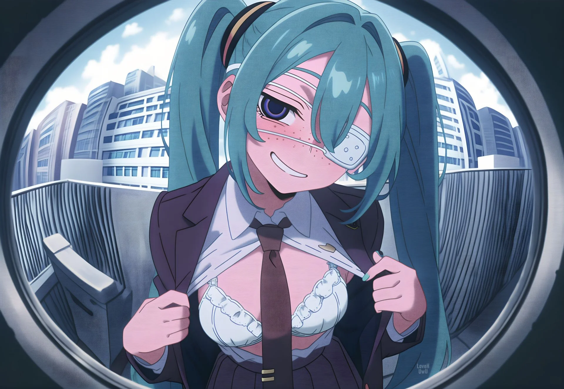 【画像】モニタリングミクとエッチするエロ画像