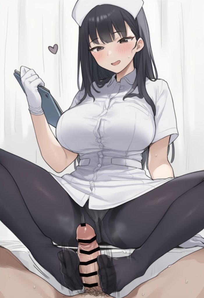 【二次エロ】爆乳ナースが毎日抜いてくれる病院
