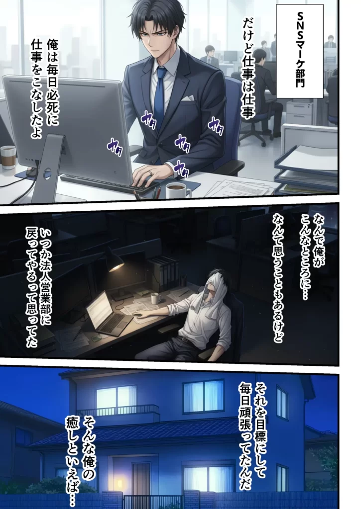 【エロ漫画】「SNSなんか絶対にやらないと信じてた&hellip;」最愛の嫁の裏垢がヤバすぎた【1万いいねのエロ自撮りを投稿する承認欲求高め欲求不満人妻フォロワー3万人はるか30歳Hカップ】媚び媚びオホ声でイグイグ雌堕ち托卵NTR VOL.1