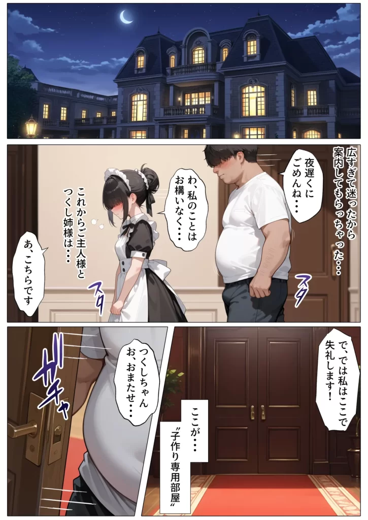 【エロ漫画】孕ませメイドの子作りご奉仕〜童貞で臭くて冴えないボクが突然世界一のお金持ちになった件〜VOL.1