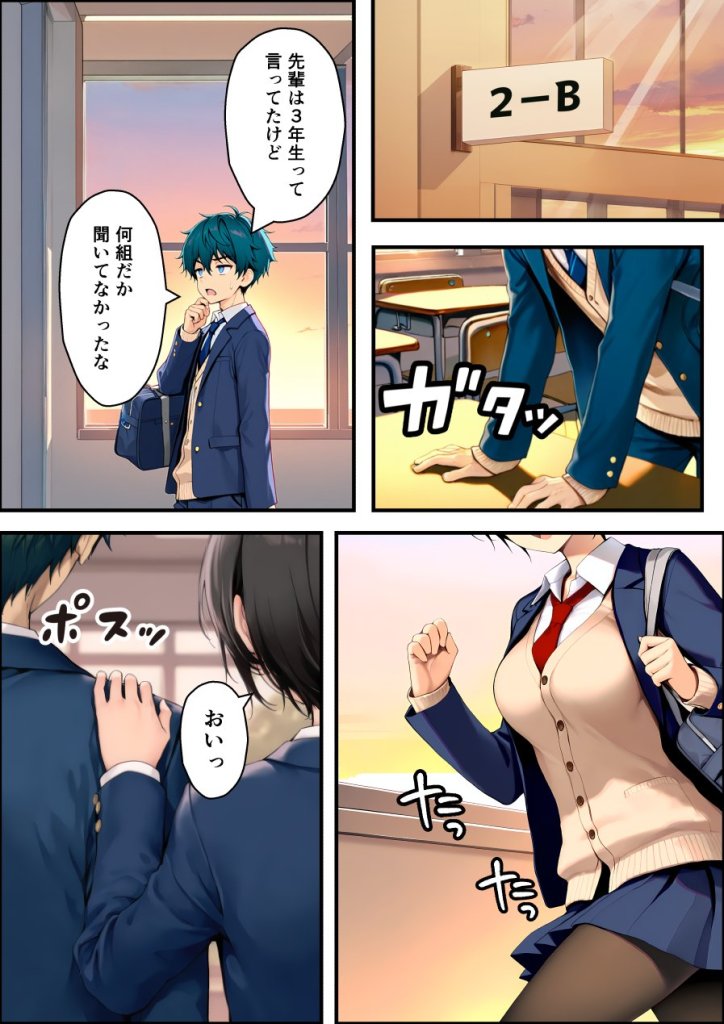 【エロ漫画】目つきの悪いボーイッシュなTSカフェ店員さんはお願いしたら中出しセックスさせてくれる(チョロい) 32ページ目