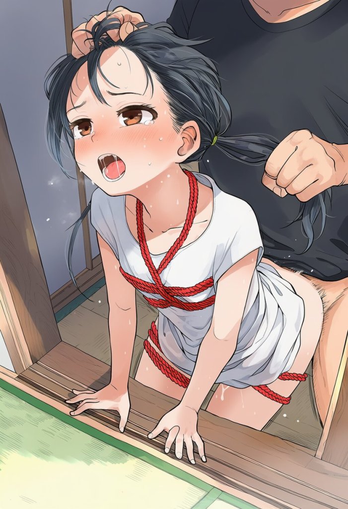 【二次エロ】つるぺた立ちバックエロ画像集 8枚目