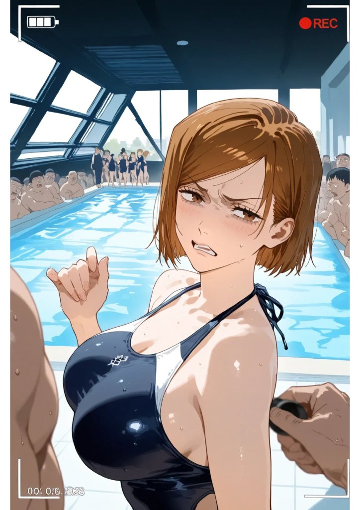 【二次エロ】例のプールで犯されてる釘崎野薔薇