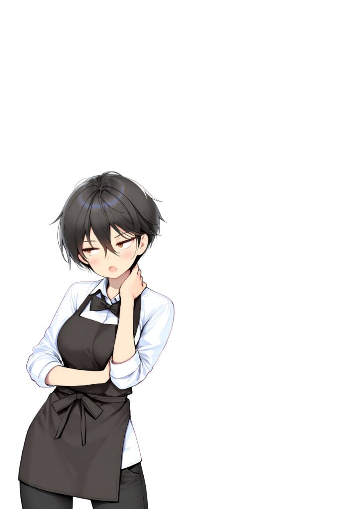 【エロ漫画】目つきの悪いボーイッシュなTSカフェ店員さんはお願いしたら中出しセックスさせてくれる(チョロい) 2ページ目