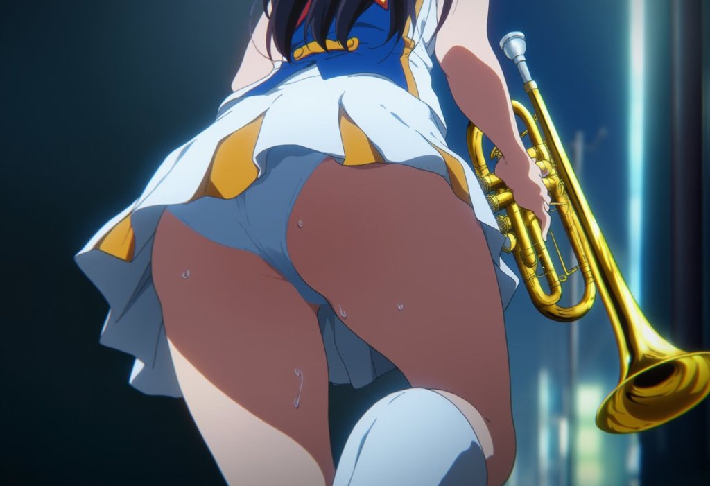 【画像】高坂麗奈マーチング衣装パンチラエロ画像集