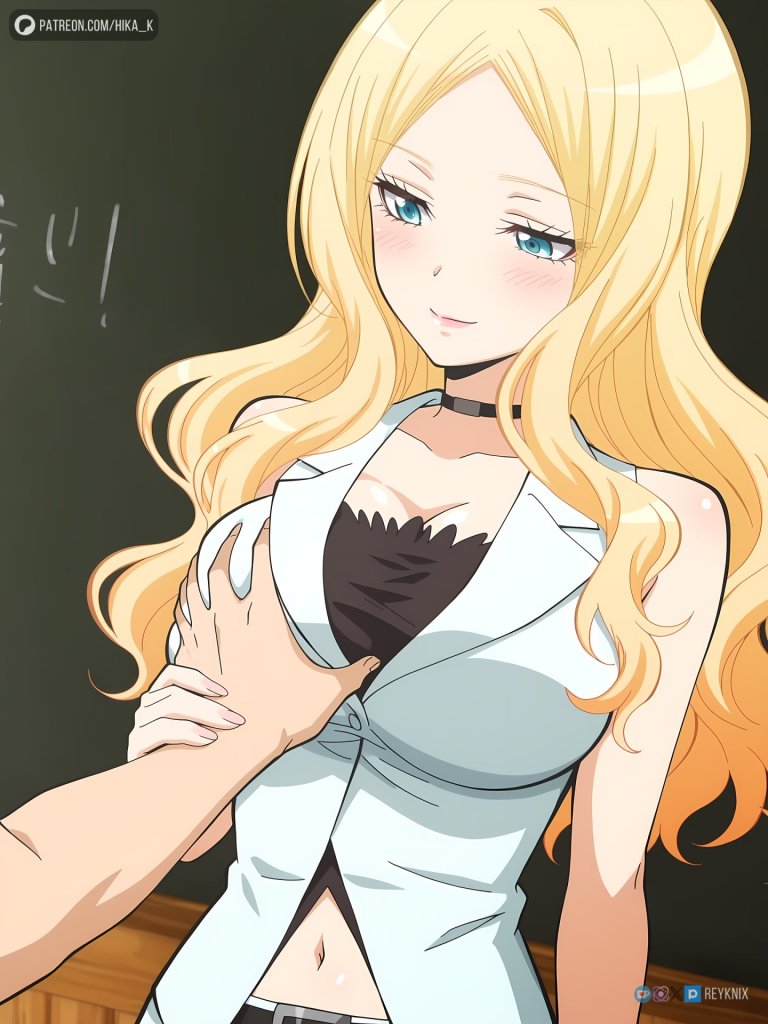 【暗殺教室】ビッチ先生のエッロいケツにチ●ポ挿入れさせてもらうエロ画像