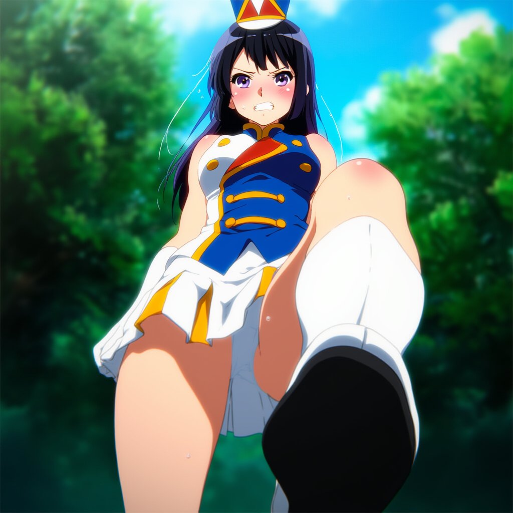 【画像】高坂麗奈マーチング衣装パンチラエロ画像集
