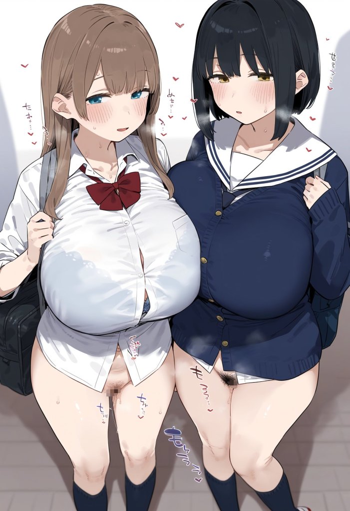 【二次エロ】下半身露出登校日 4枚目