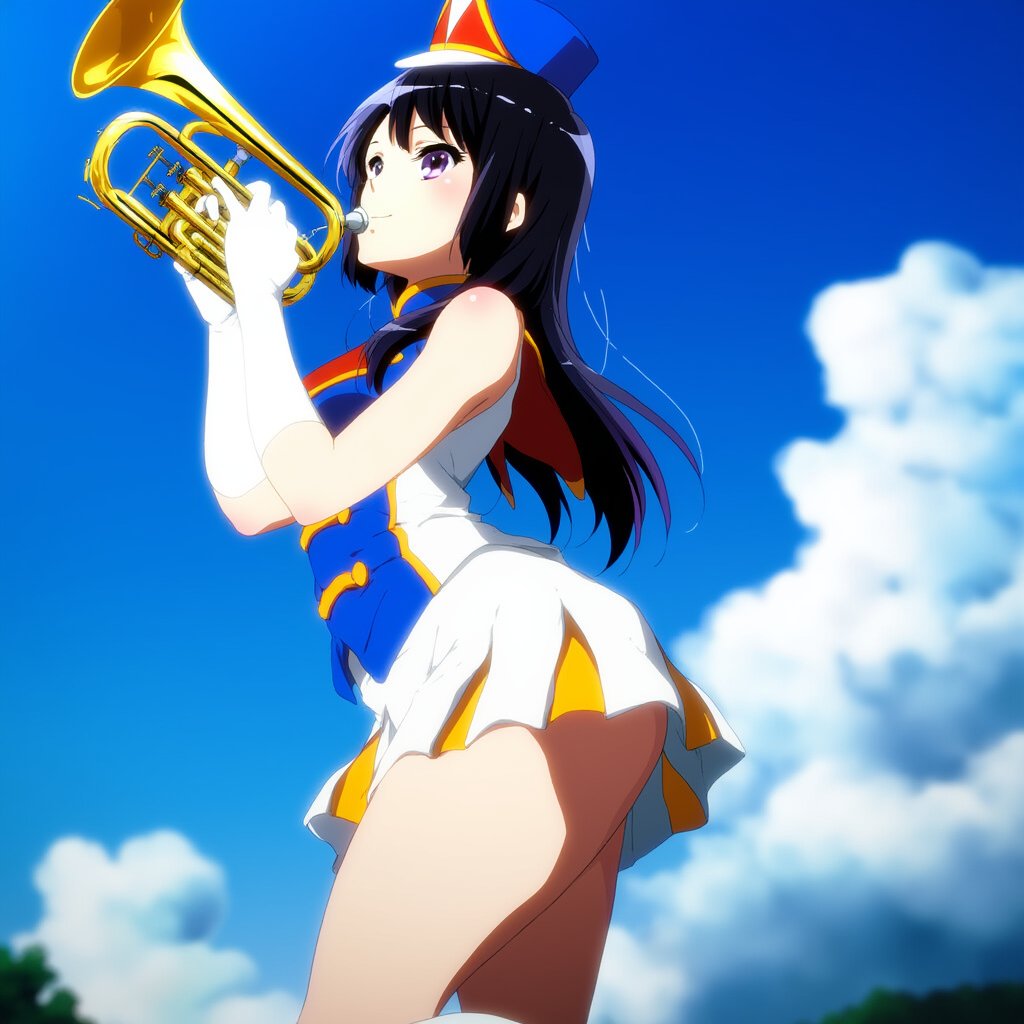 【画像】高坂麗奈マーチング衣装パンチラエロ画像集