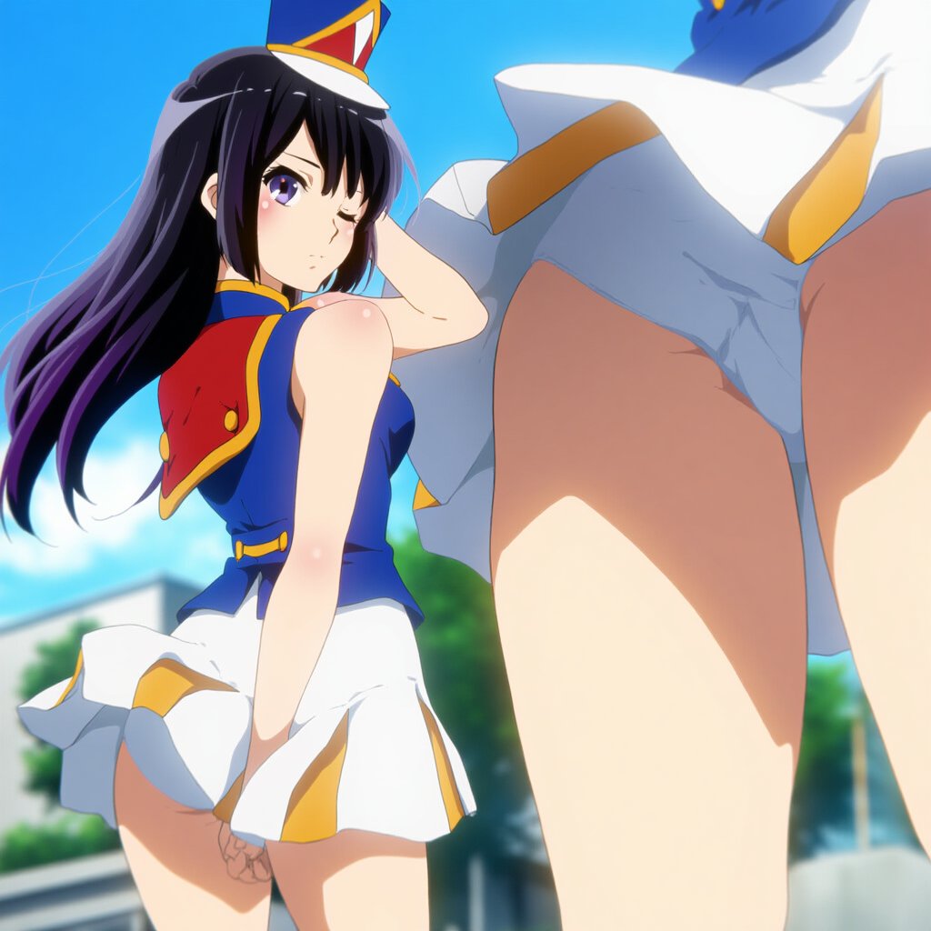 【画像】高坂麗奈マーチング衣装パンチラエロ画像集