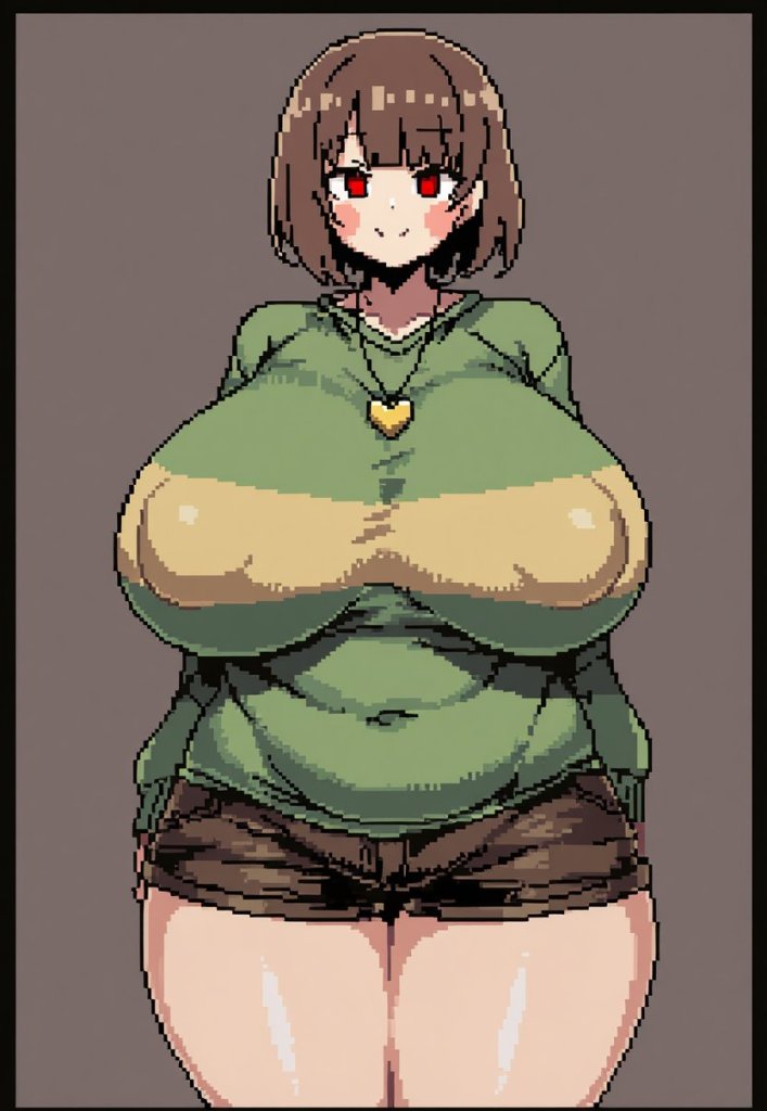 【アンテ】Chara(Undertale)のむちむちエロ画像