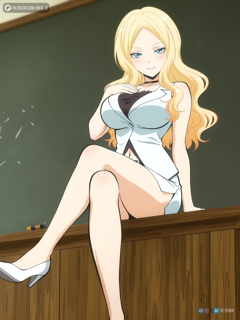 【暗殺教室】ビッチ先生のエッロいケツにチ●ポ挿入れさせてもらうエロ画像