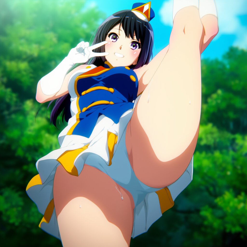 【画像】高坂麗奈マーチング衣装パンチラエロ画像集