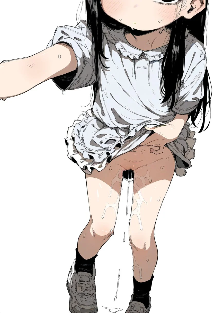 【二次エロ】愛液垂らしてる女の子のエロ画像