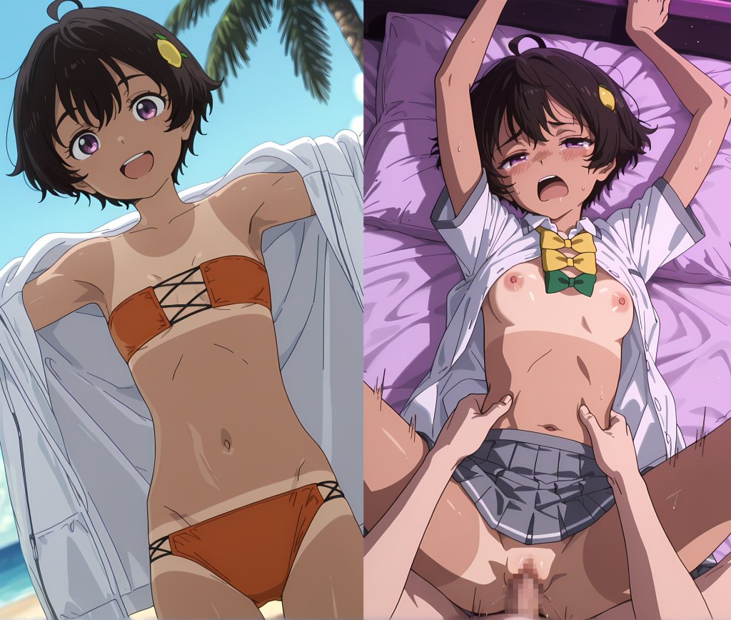 【二次エロ】ホテルに連れてかれて種付けされる焼塩檸檬・・・