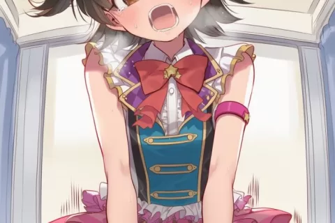 【画像】赤城みりあちゃんの騎乗位で気持ちよくさせてもらうエロ画像