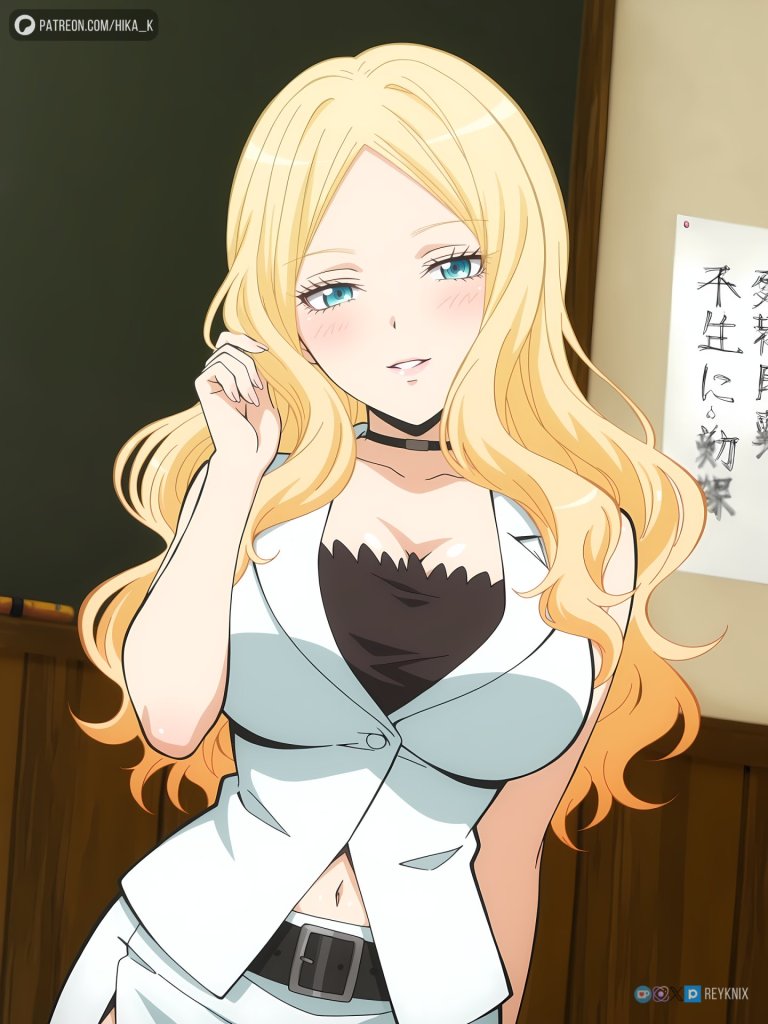 【暗殺教室】ビッチ先生のエッロいケツにチ●ポ挿入れさせてもらうエロ画像