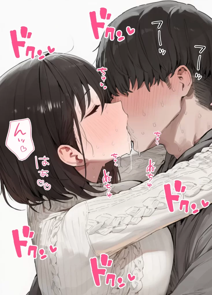 【エロ漫画】欲求不満で寂しがり屋な人妻（36）から食事に誘われただけのはずがいつのまにか甘々な不倫関係になっていた