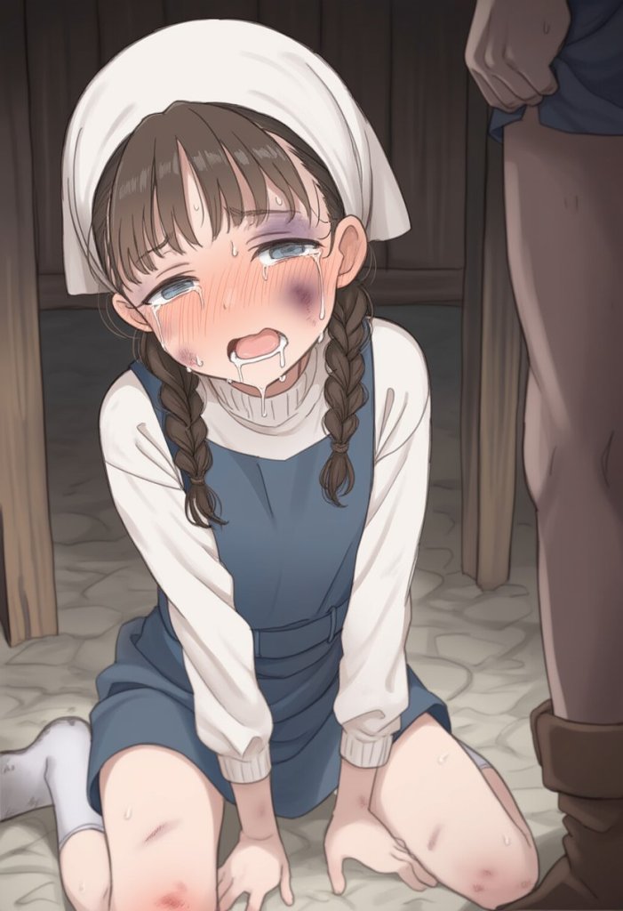 【二次エロ/リョナ】脅されて襲われる村娘ちゃん