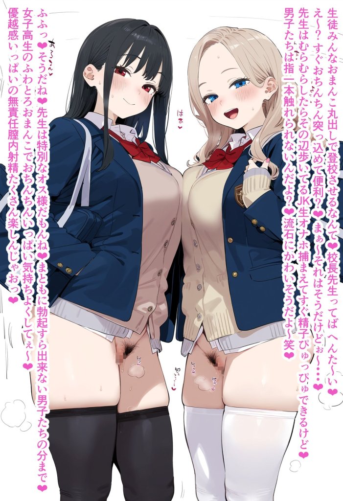 【二次エロ】下半身露出登校日