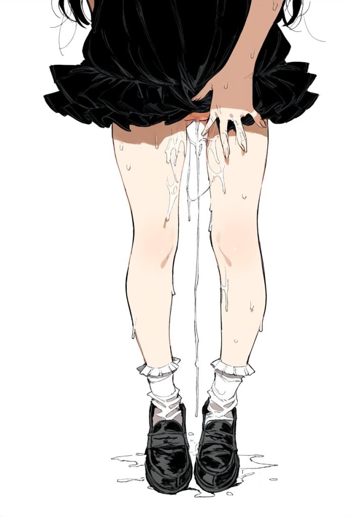 【二次エロ】愛液垂らしてる女の子のエロ画像 4枚目
