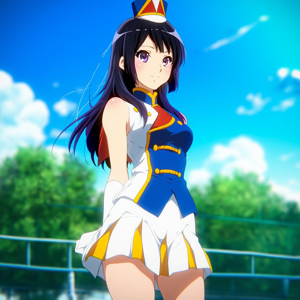 【画像】高坂麗奈マーチング衣装パンチラエロ画像集