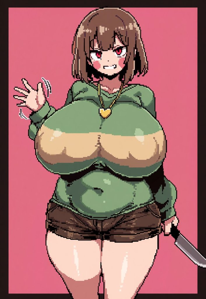 【アンテ】Chara(Undertale)のむちむちエロ画像