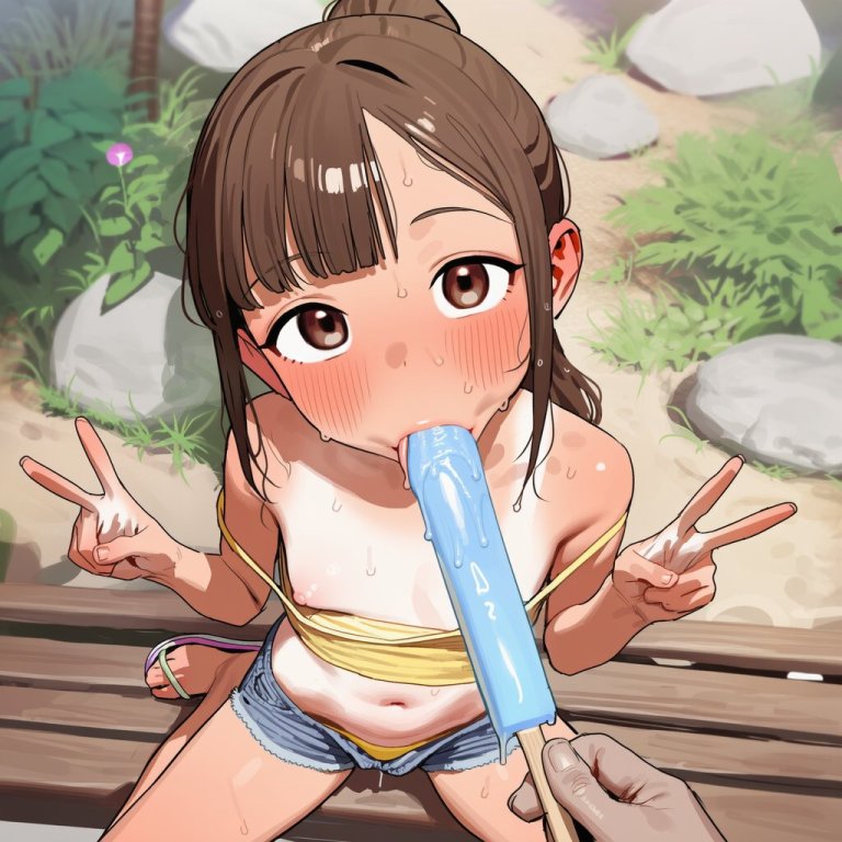 【画像】アイスをじゅぽじゅぽしてるおんなのこ・・・